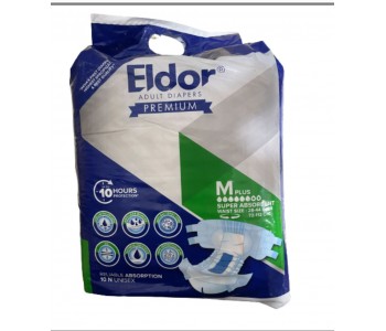 ELDOR ADULT DIAPERS 10 PCS PREMIUM MEDIUM SIZE