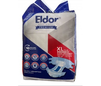 ELDOR ADULT DIAPERS 10 PCS PREMIUM XL SIZE