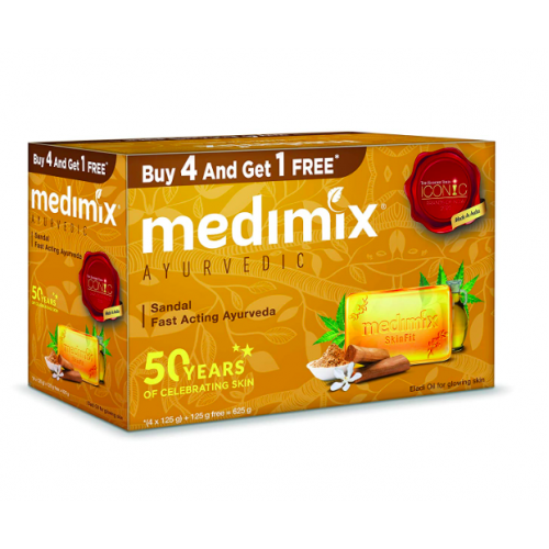 MEDIMIX SANDAL SOAP – 125g - Humarabazar